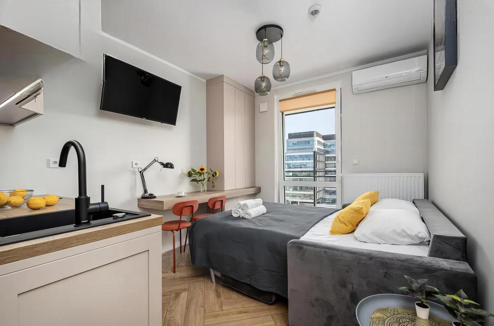 77 Wiktoryn Studio Apartment Varşovia Exterior foto